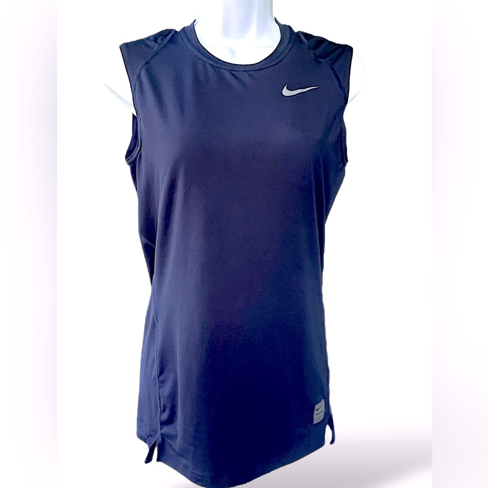 Nike Pro Dri-Fit Compression Court Navy Blue Tank | M
